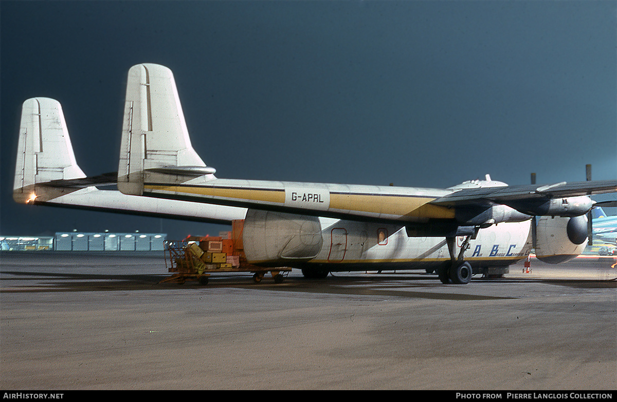 Aircraft Photo of G-APRL | Armstrong Whitworth AW-650 Argosy 101 | Air Bridge Carriers - ABC | AirHistory.net #810212
