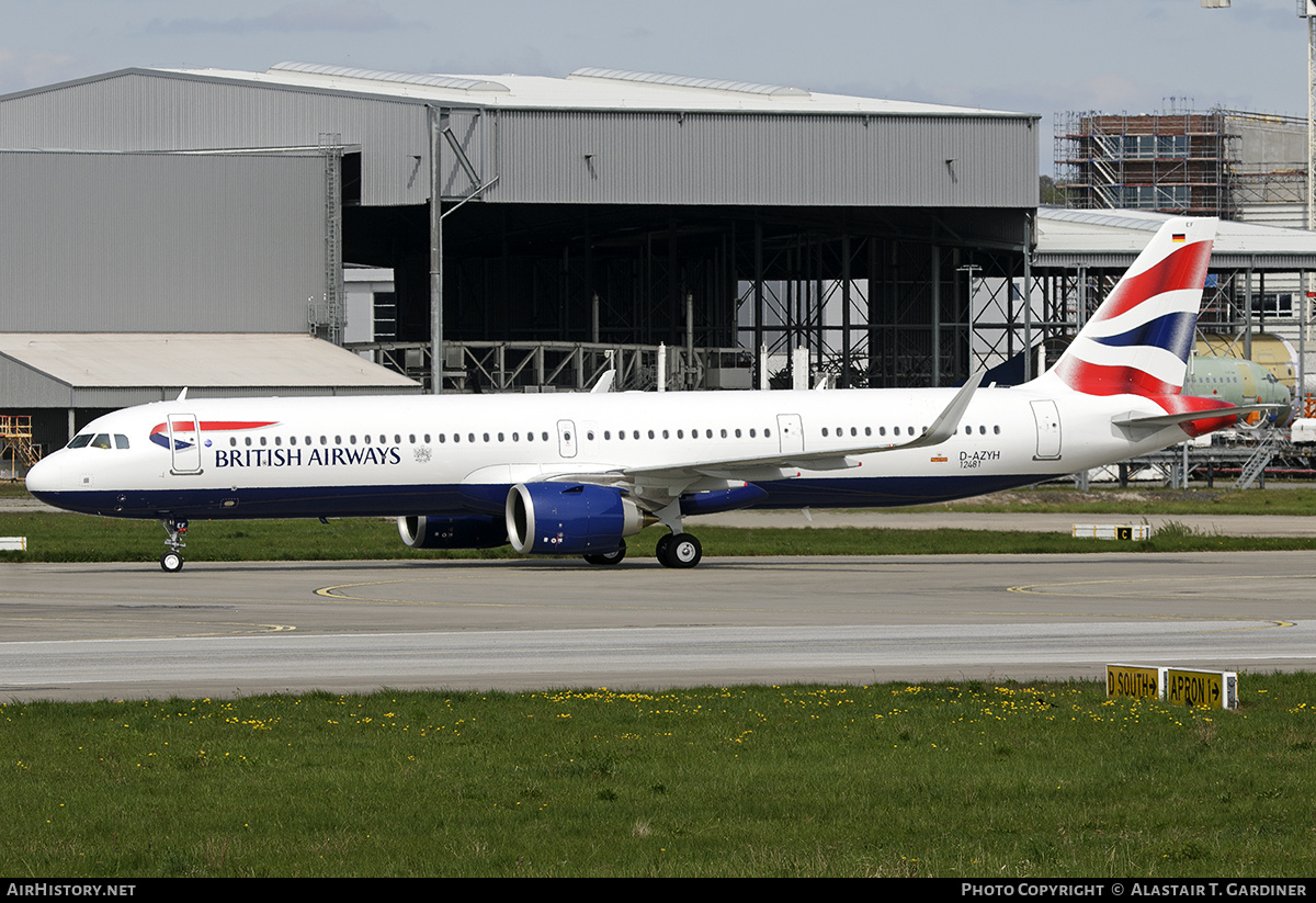 Aircraft Photo of D-AZYH / G-TNEF | Airbus A321-251NX | British Airways | AirHistory.net #810218