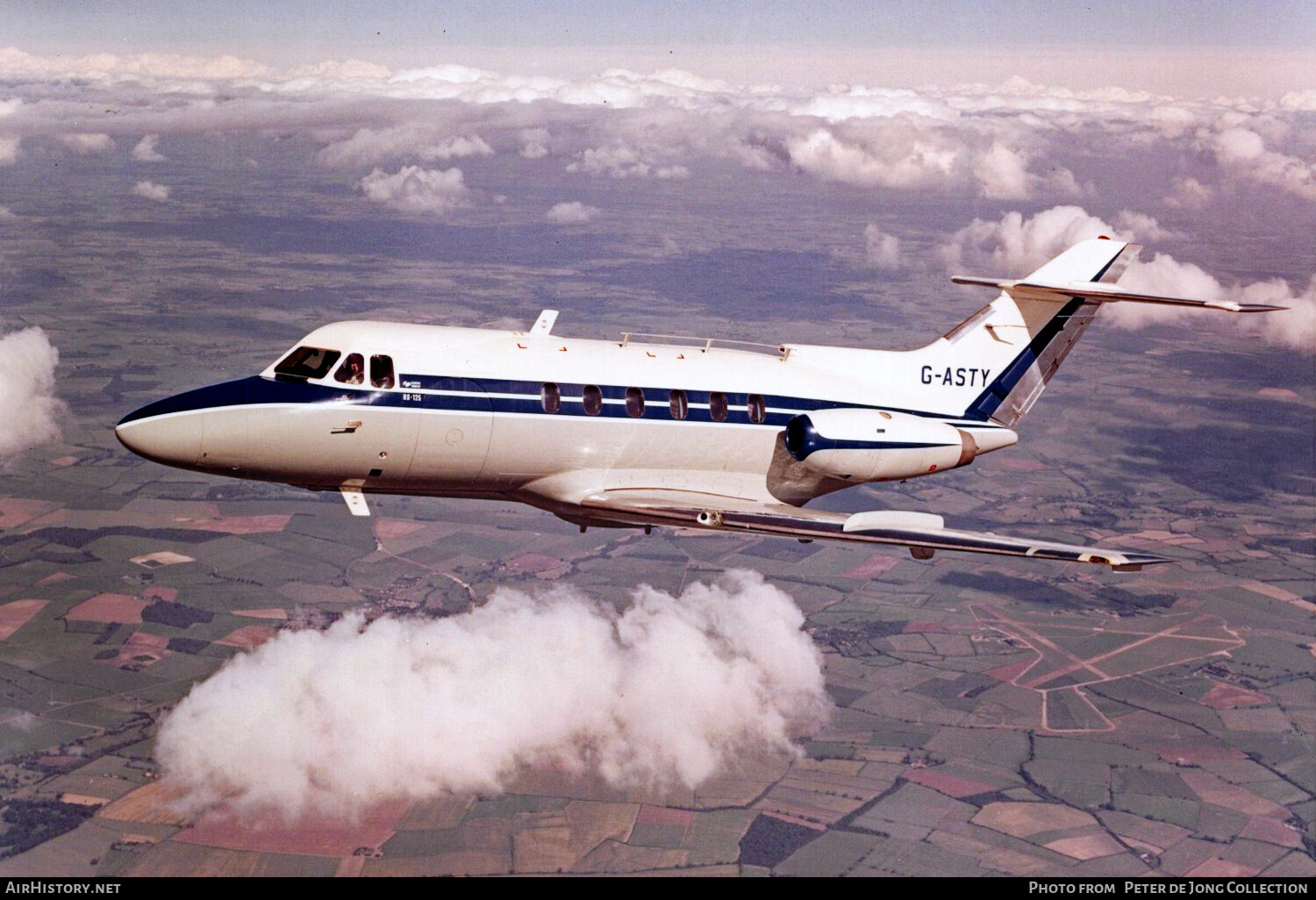 Aircraft Photo of G-ASTY | De Havilland D.H. 125-1 | AirHistory.net #810254