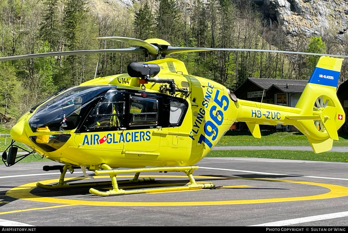 Aircraft Photo of HB-ZUC | Eurocopter EC-135T-2+ | Air Glaciers | AirHistory.net #810266