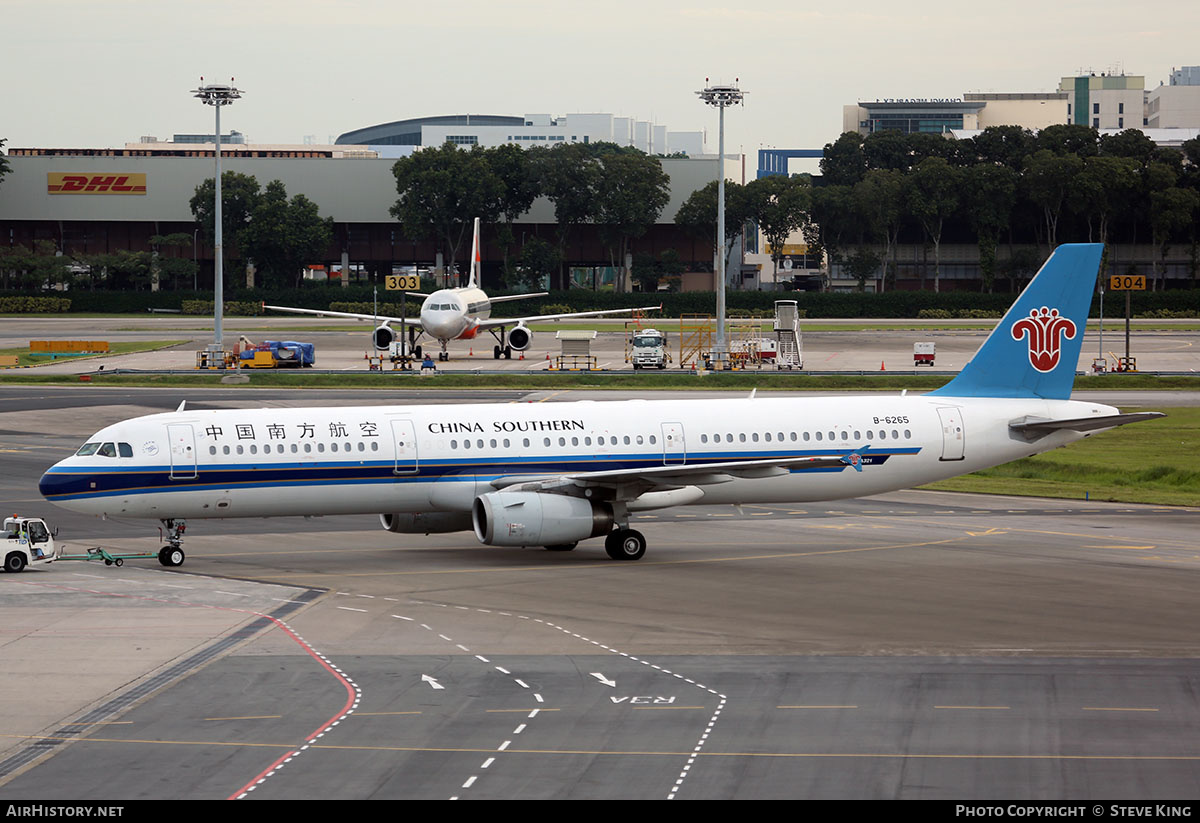 Aircraft Photo of B-6265 | Airbus A321-231 | China Southern Airlines | AirHistory.net #810279