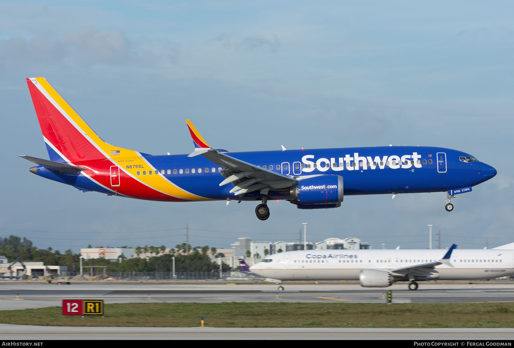 Aircraft Photo of N8755L | Boeing 737-8 Max 8 | Southwest Airlines | AirHistory.net #810297