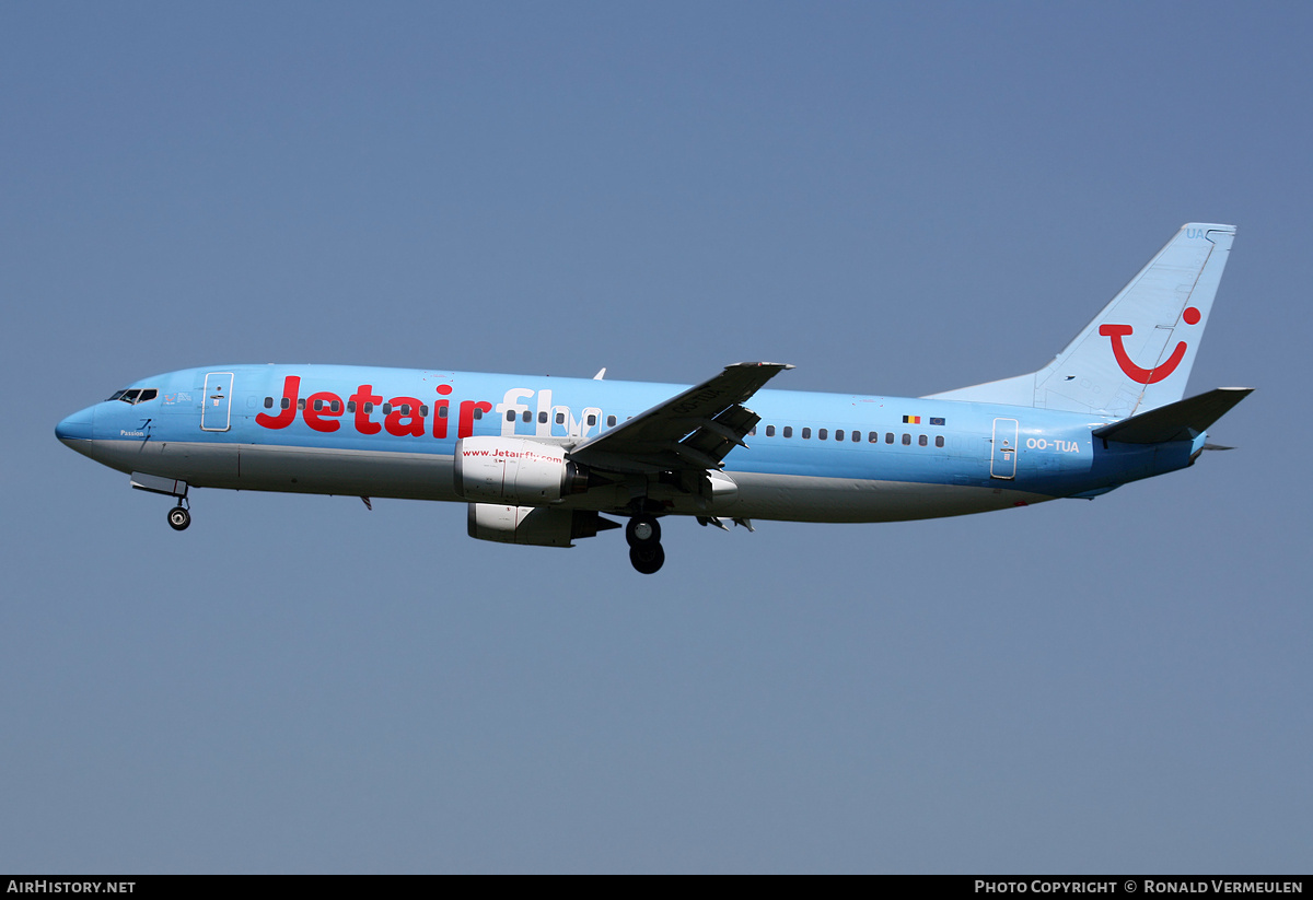 Aircraft Photo of OO-TUA | Boeing 737-4K5 | Jetairfly | AirHistory.net #810331