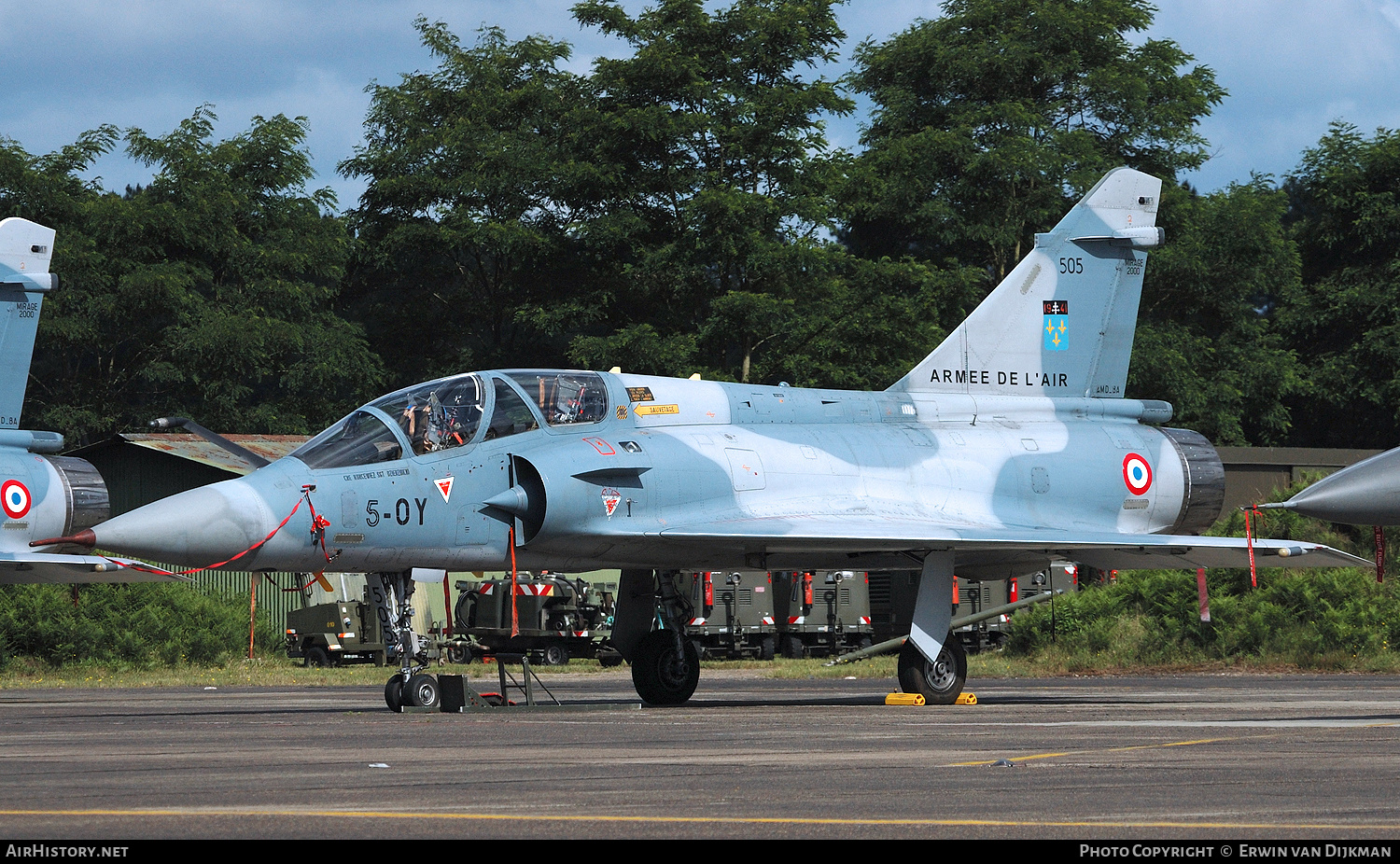 Aircraft Photo of 505 | Dassault Mirage 2000B | France - Air Force | AirHistory.net #810337