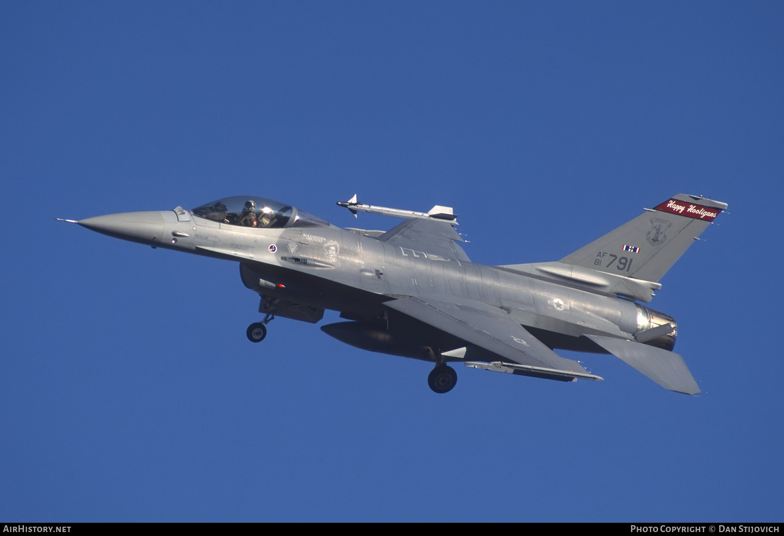 Aircraft Photo of 81-0791 / AF81-791 | General Dynamics F-16A/ADF Fighting Falcon | USA - Air Force | AirHistory.net #810394