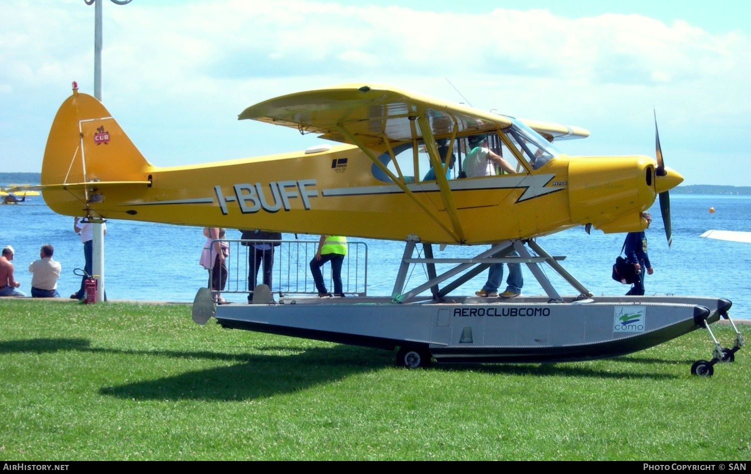 Aircraft Photo of I-BUFF | Piper PA-18AS-150 Super Cub | Aero Club Como | AirHistory.net #810396