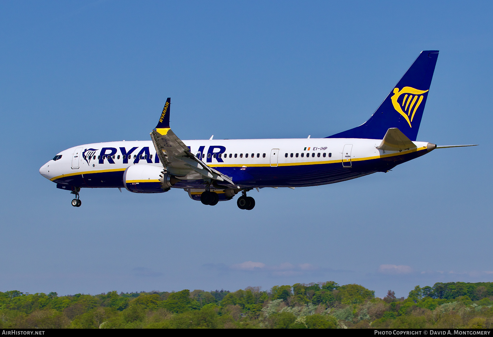 Aircraft Photo of EI-IHP | Boeing 737-8200 Max 200 | Ryanair | AirHistory.net #810413