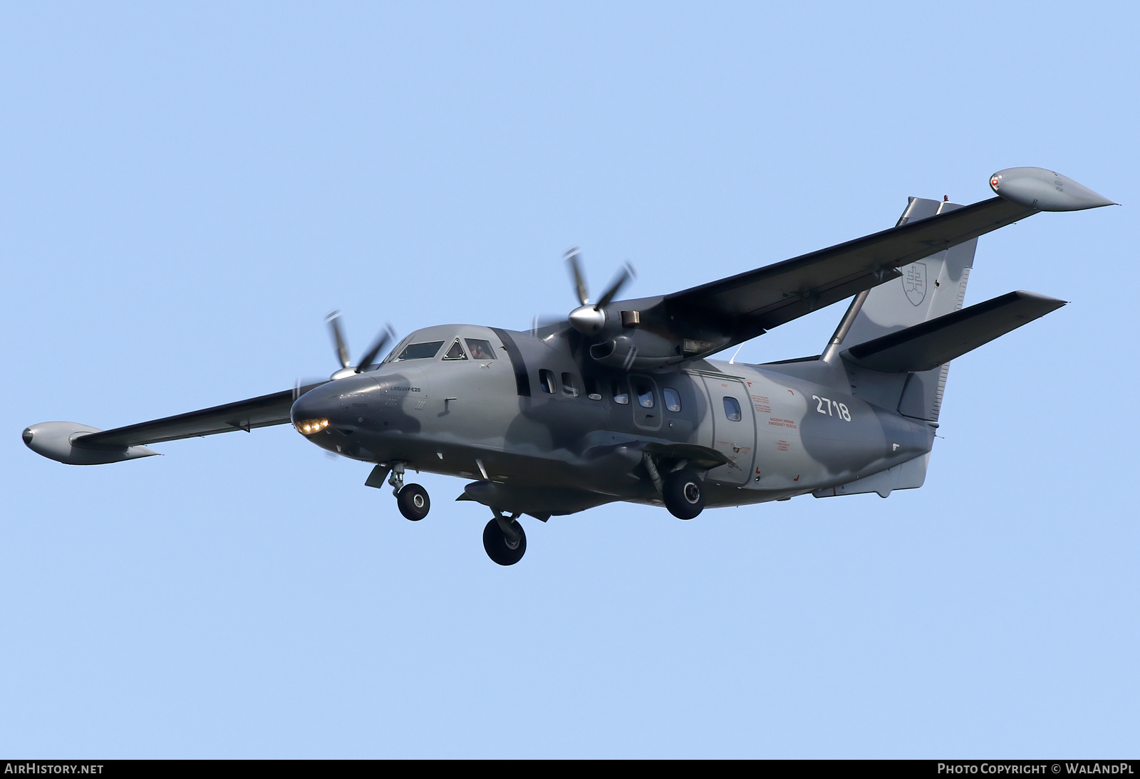 Aircraft Photo of 2718 | Let L-410UVP-E20 Turbolet | Slovakia - Air Force | AirHistory.net #810421