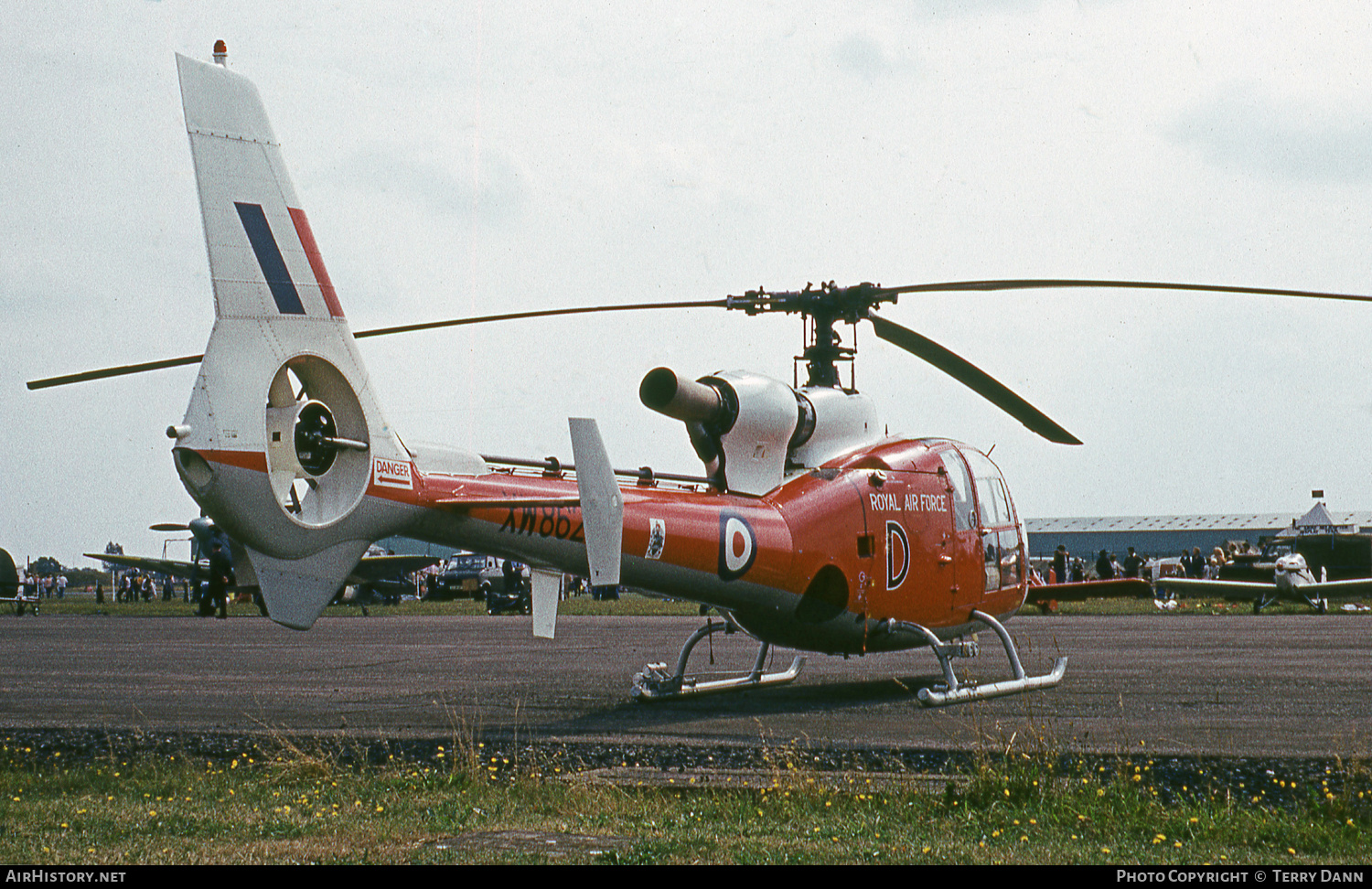 Aircraft Photo of XW862 | Aerospatiale SA-341C Gazelle HT2 | UK - Air Force | AirHistory.net #810436