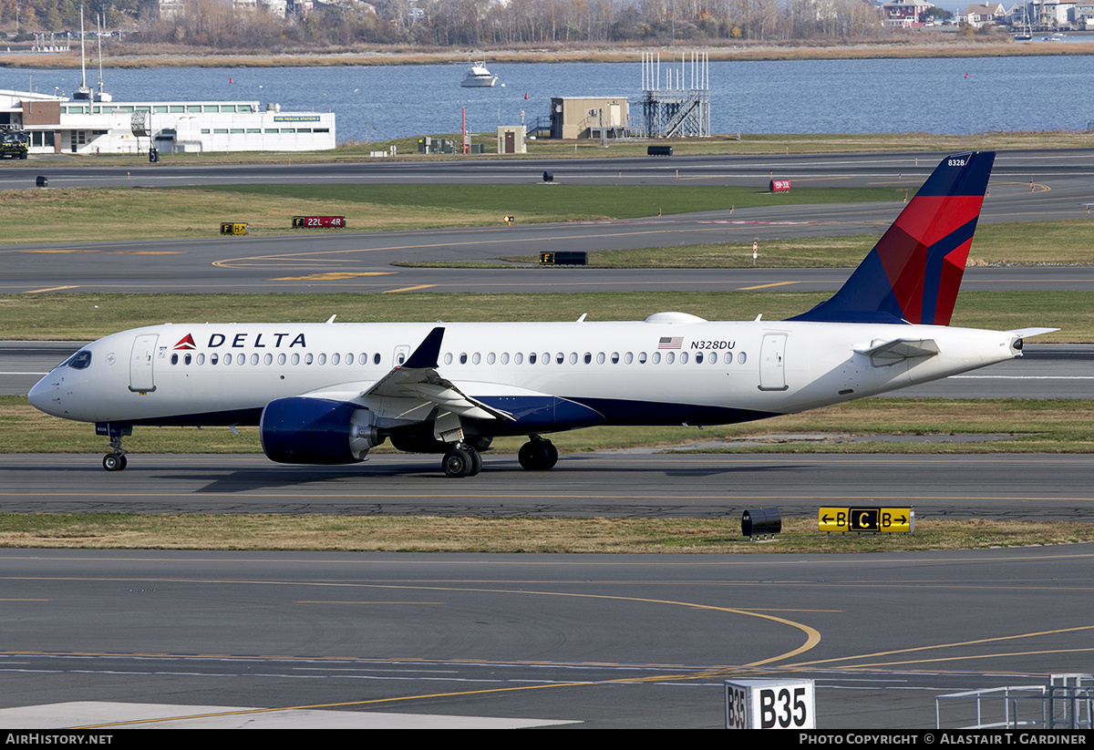 Aircraft Photo of N328DU | Airbus A220-371 (BD-500-1A11) | Delta Air Lines | AirHistory.net #810457