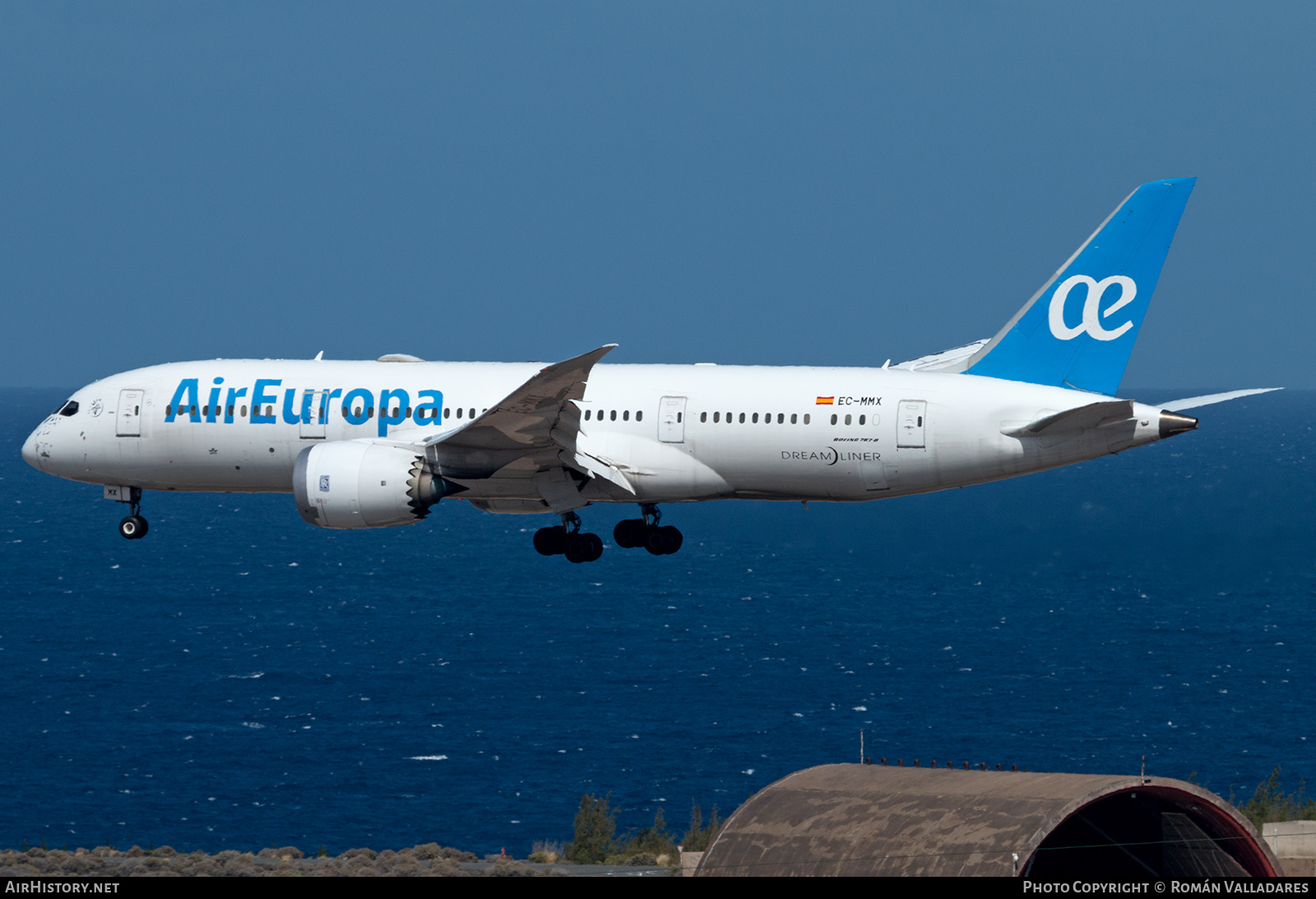 Aircraft Photo of EC-MMX | Boeing 787-8 Dreamliner | Air Europa | AirHistory.net #810462