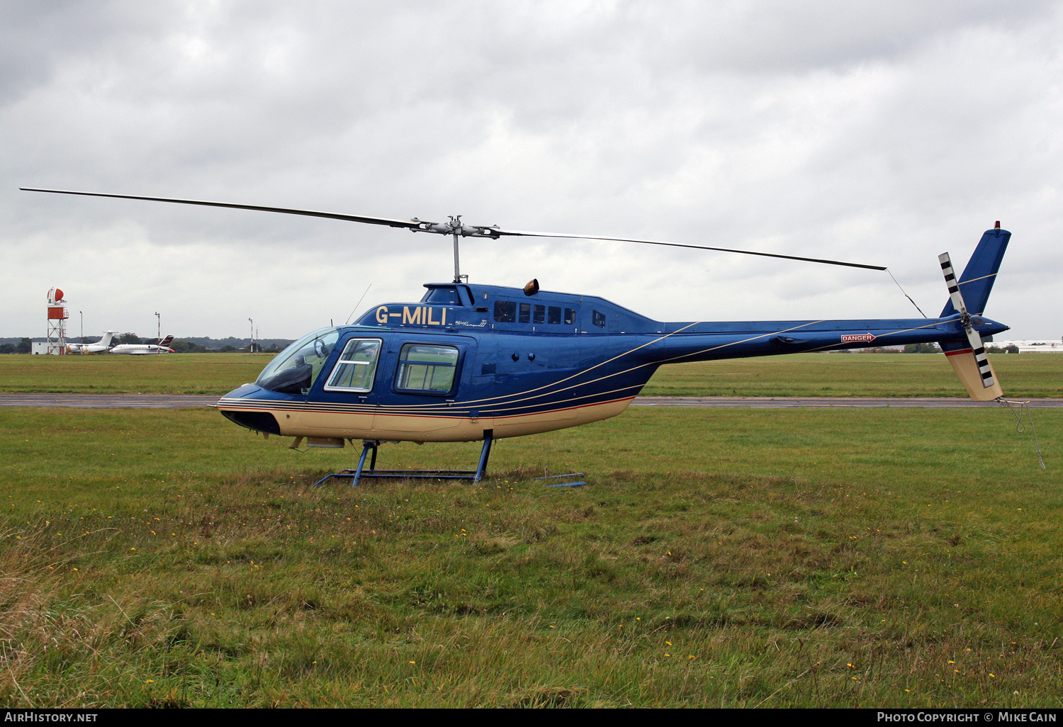 Aircraft Photo of G-MILI | Agusta AB-206B-3 JetRanger III | AirHistory.net #810499