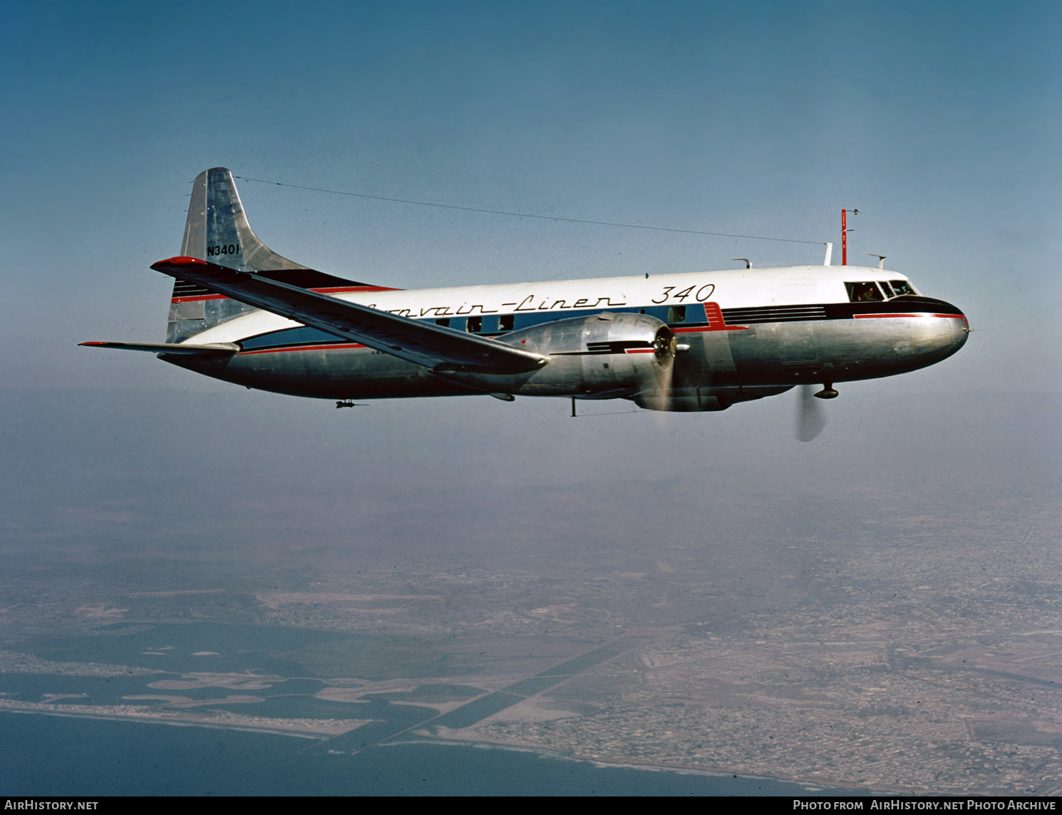 Aircraft Photo of N3401 | Convair 340-30 | AirHistory.net #810503