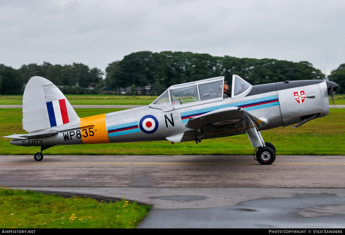Aircraft Photo of D-ERTY / WP835 | De Havilland DHC-1 Chipmunk Mk22 | UK - Air Force | AirHistory.net #810510