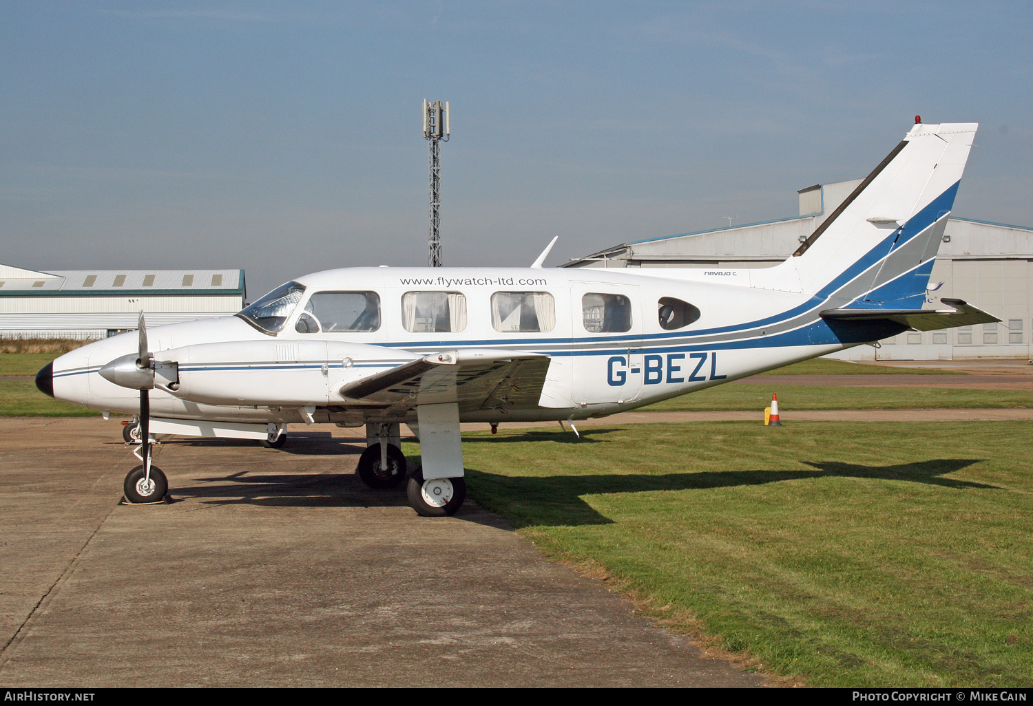 Aircraft Photo of G-BEZL | Piper PA-31-310 Navajo C | Flywatch Air Services | AirHistory.net #810519