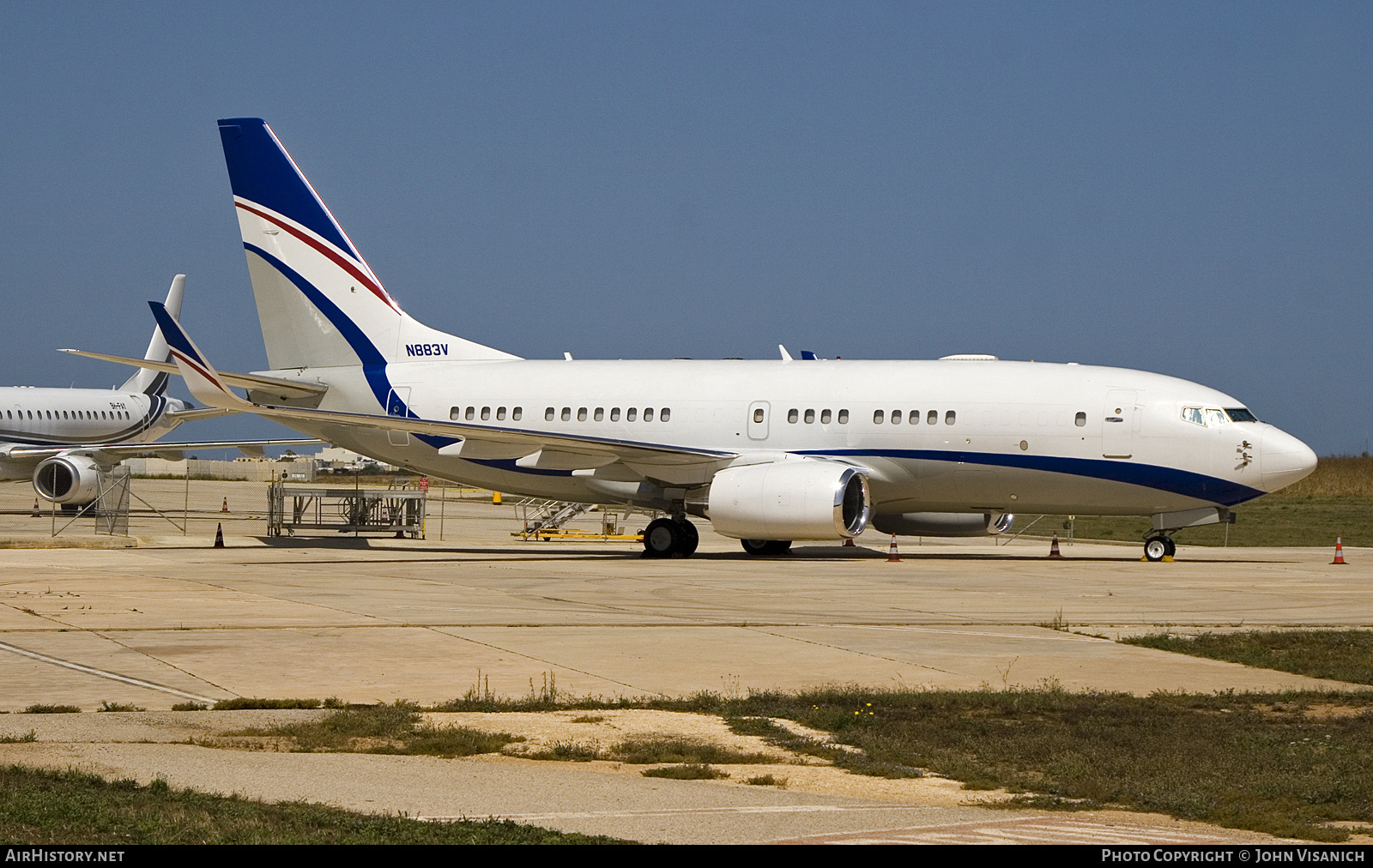 Aircraft Photo of N883V | Boeing 737-75G BBJ | AirHistory.net #810528