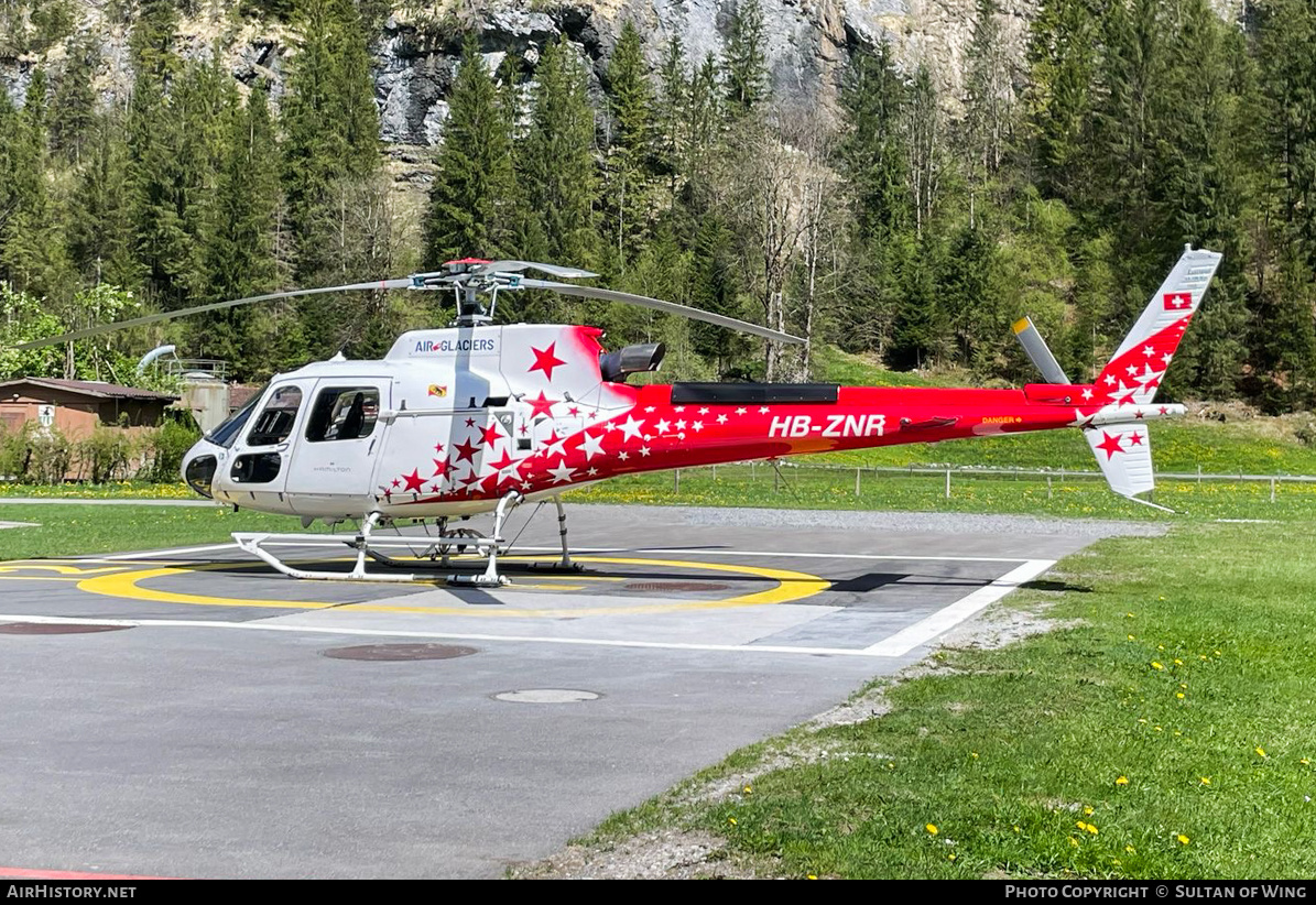 Aircraft Photo of HB-ZNR | Eurocopter AS-350B-3E Ecureuil | Air Glaciers | AirHistory.net #810547