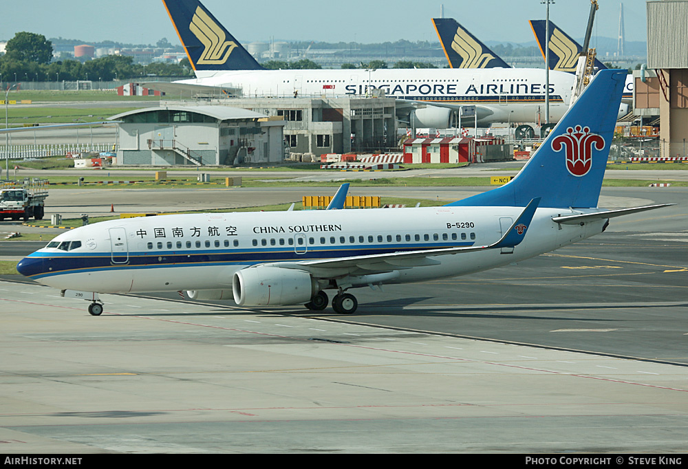 Aircraft Photo of B-5290 | Boeing 737-71B | China Southern Airlines | AirHistory.net #810552