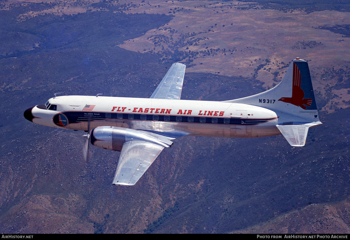 Aircraft Photo of N9317 | Convair 440-86 Metropolitan | Eastern Air Lines | AirHistory.net #810566