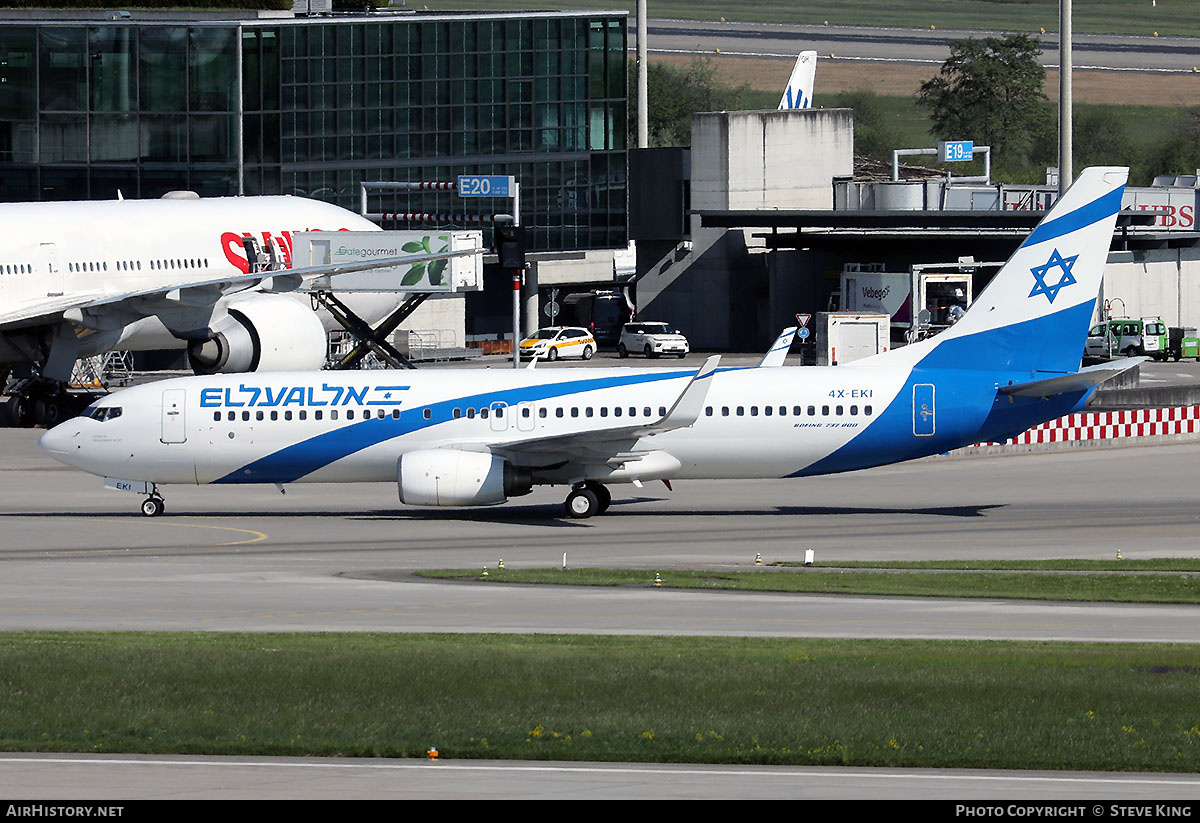 Aircraft Photo of 4X-EKI | Boeing 737-86N | El Al Israel Airlines | AirHistory.net #810627