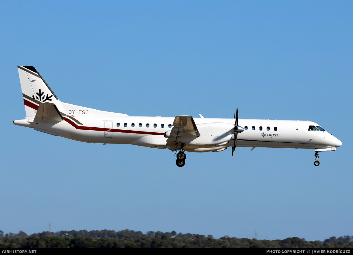 Aircraft Photo of OY-FSC | Saab 2000 | Frost Aero | AirHistory.net #810693