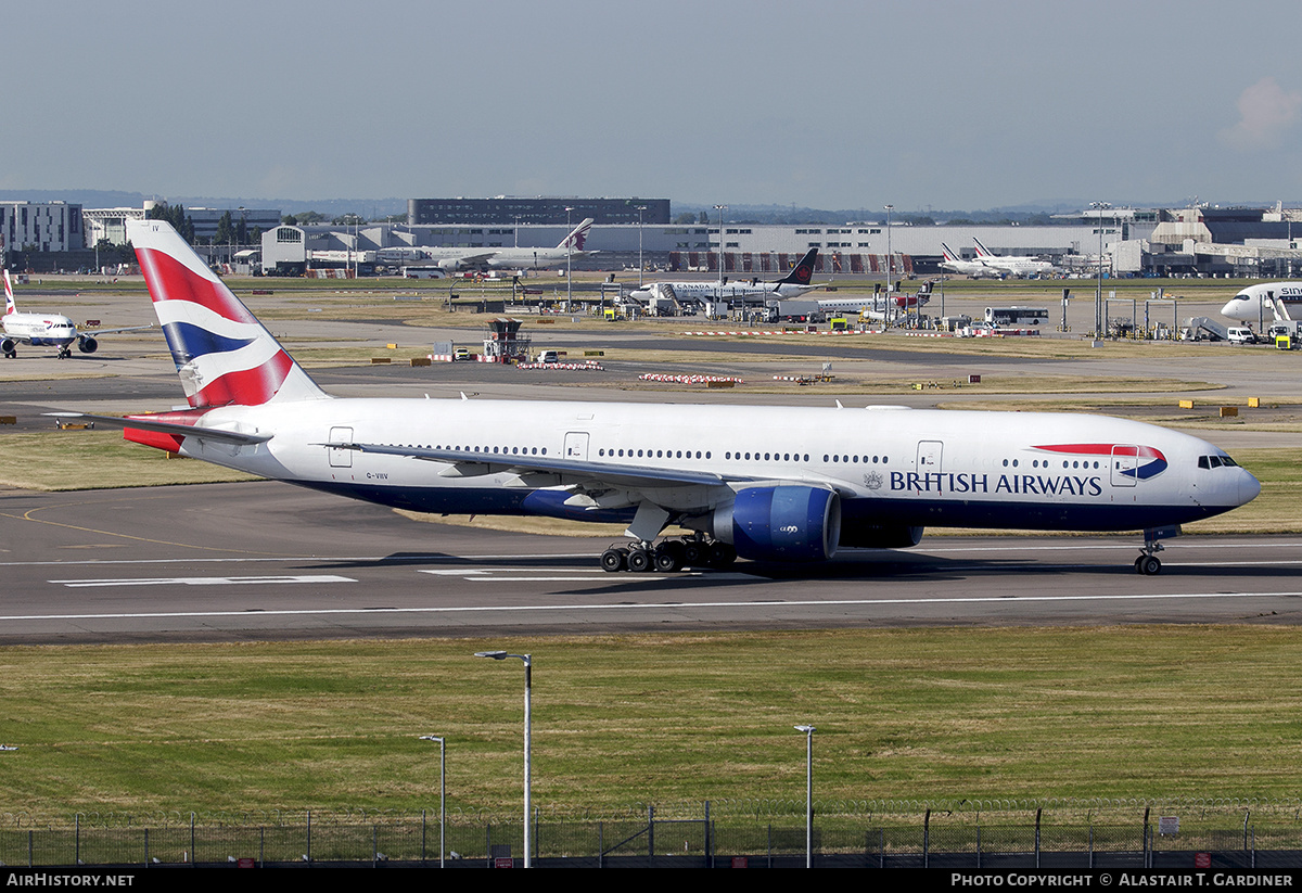 Aircraft Photo of G-VIIV | Boeing 777-236/ER | British Airways | AirHistory.net #810708