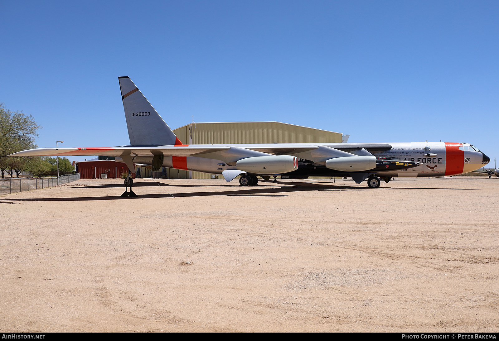 Aircraft Photo of 52-003 / 0-20003 | Boeing NB-52A Stratofortress | USA - Air Force | AirHistory.net #810710