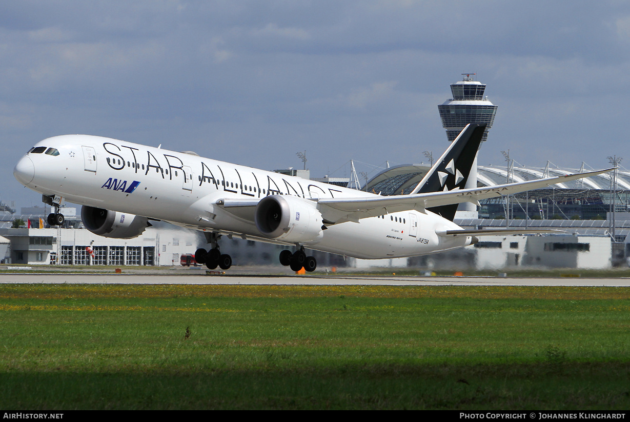 Aircraft Photo of JA875A | Boeing 787-9 Dreamliner | All Nippon Airways - ANA | AirHistory.net #810725