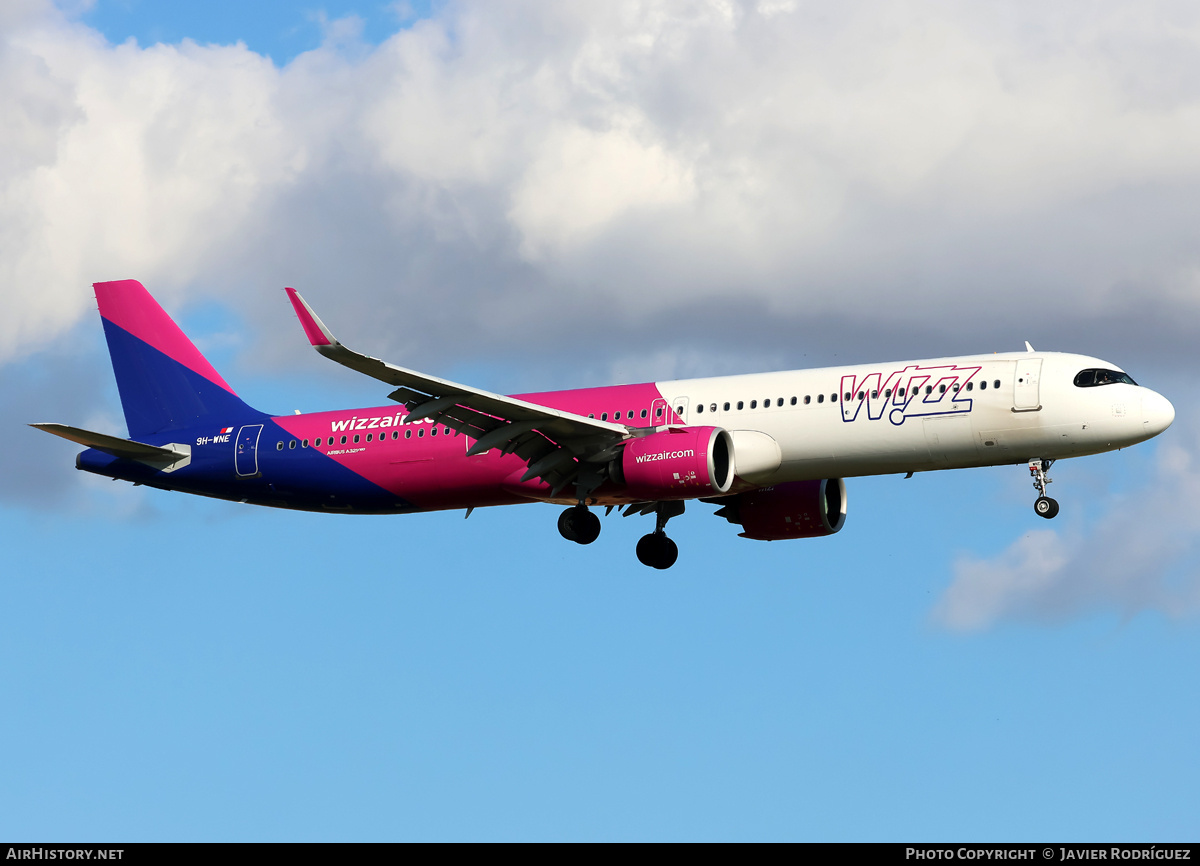 Aircraft Photo of 9H-WNE | Airbus A321-271NX | Wizz Air | AirHistory.net #810737