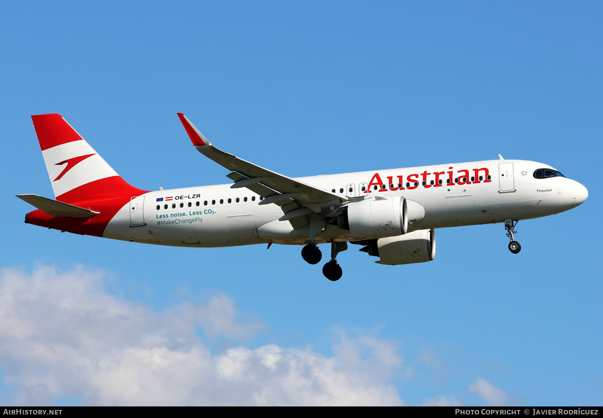 Aircraft Photo of OE-LZR | Airbus A320-271N | Austrian Airlines | AirHistory.net #810740