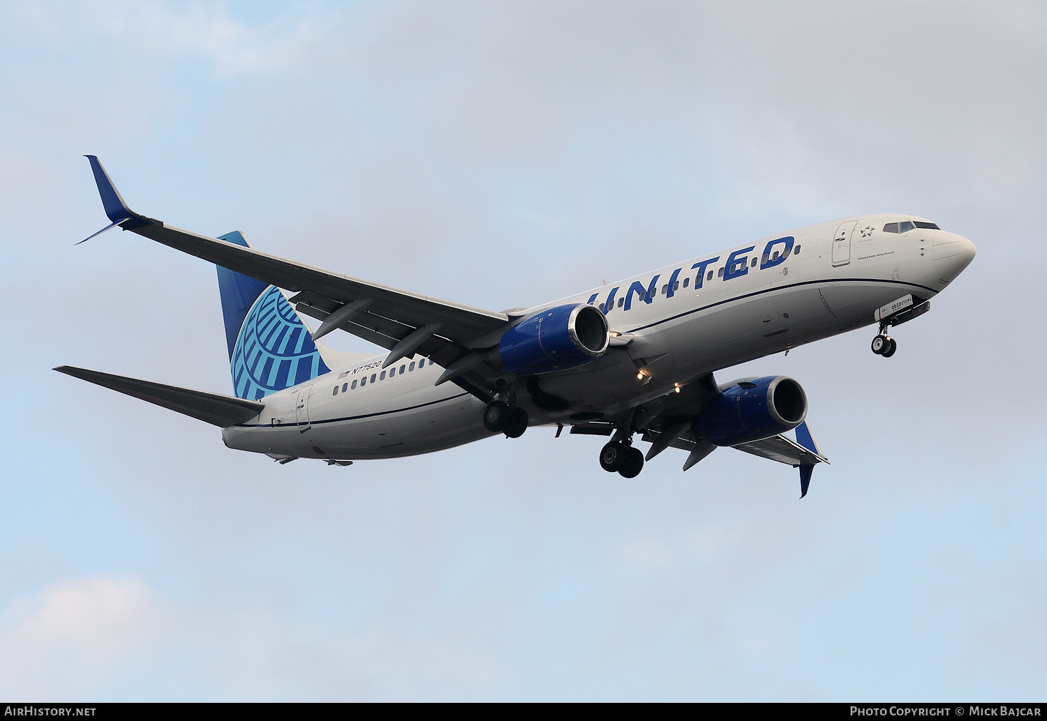 Aircraft Photo of N77520 | Boeing 737-824 | United Airlines | AirHistory.net #810751