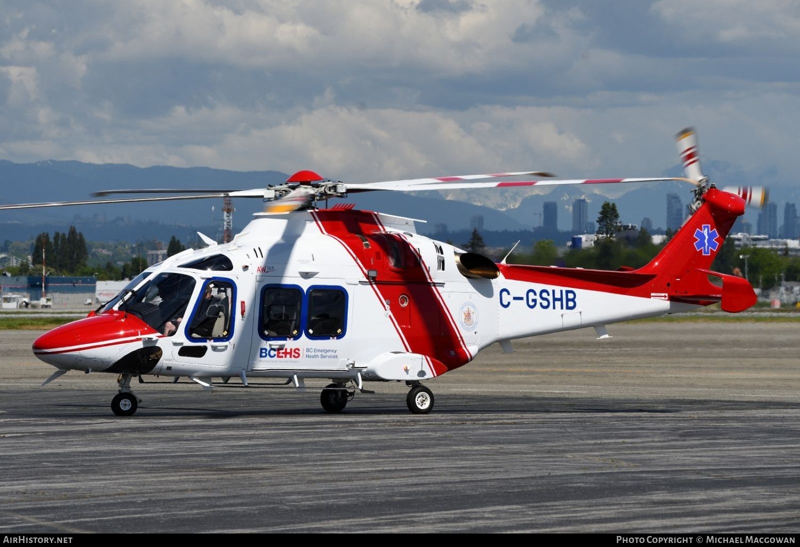 Aircraft Photo of C-GSHB | AgustaWestland AW-169 | BCEHS - BC Emergency Health Services | AirHistory.net #810767