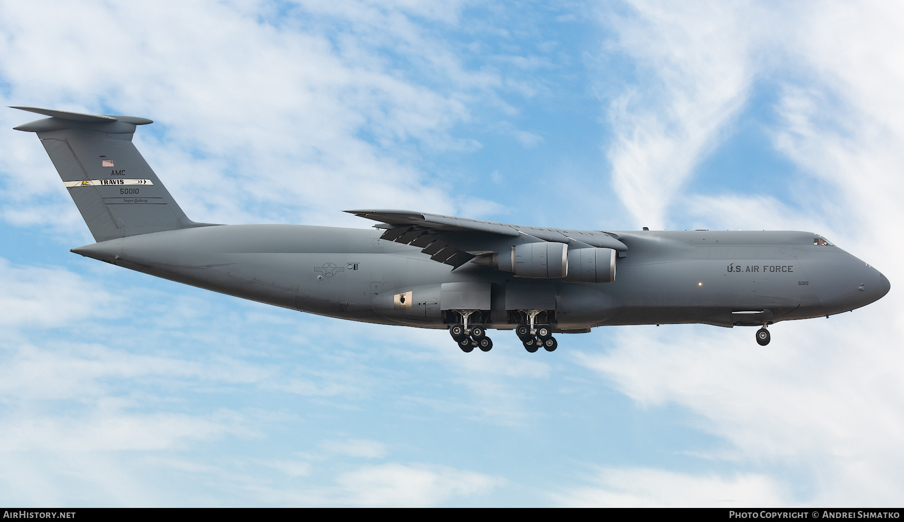 Aircraft Photo of 85-0010 / 50010 | Lockheed C-5M Super Galaxy (L-500) | USA - Air Force | AirHistory.net #810769