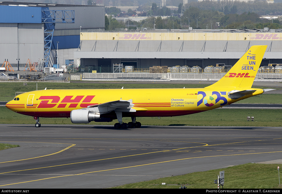 Aircraft Photo of D-AZML | Airbus A300B4-622R(F) | DHL International | AirHistory.net #810773