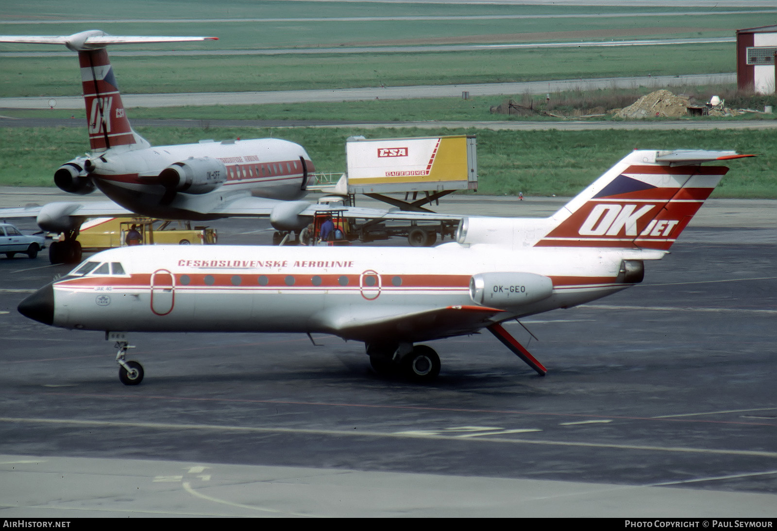 Aircraft Photo of OK-GEO | Yakovlev Yak-40K | ČSA - Československé Aerolinie - Czechoslovak Airlines | AirHistory.net #810776