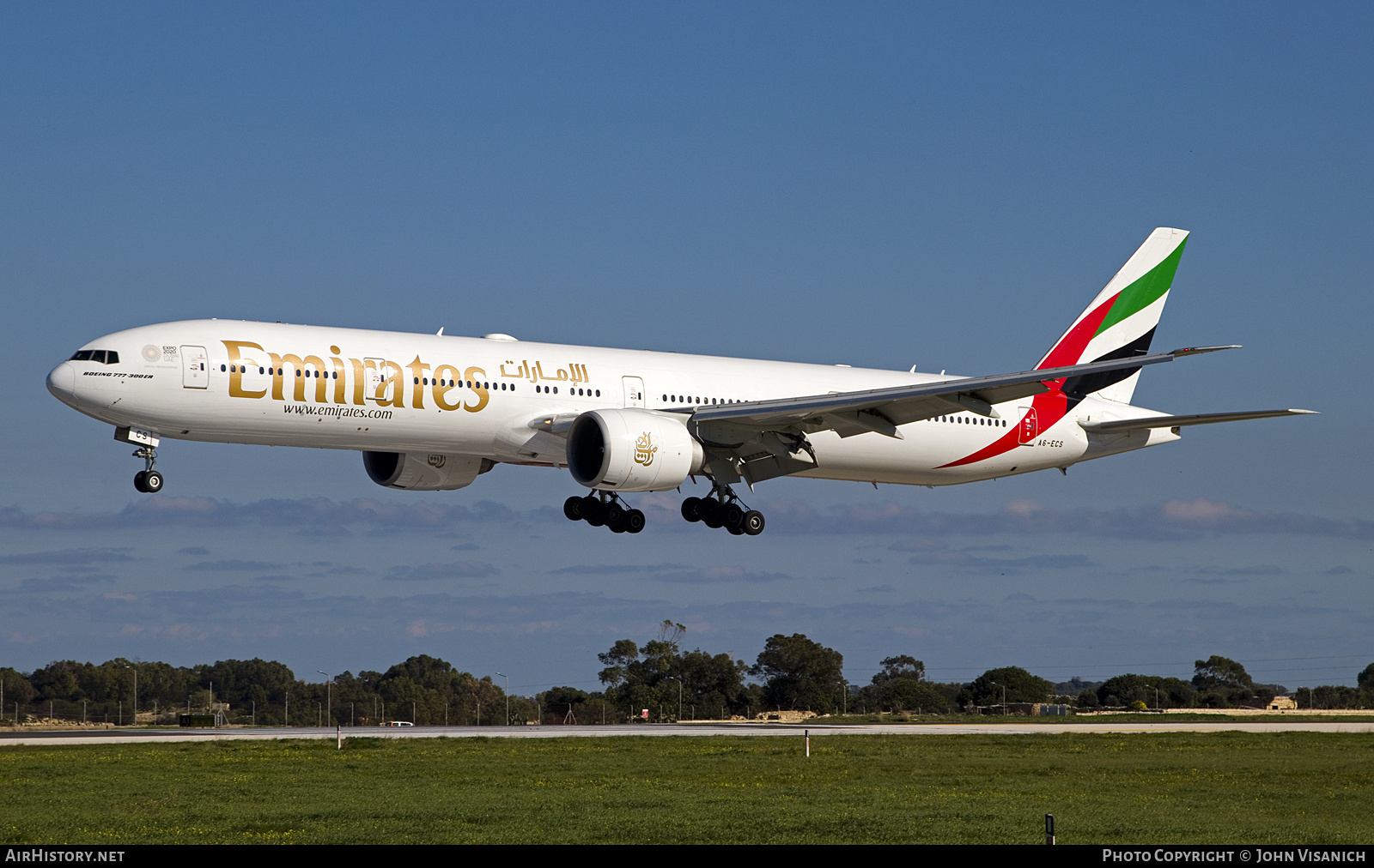 Aircraft Photo of A6-ECS | Boeing 777-31H/ER | Emirates | AirHistory.net #810786