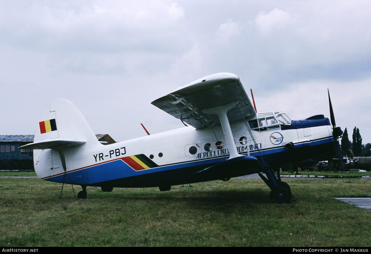 Aircraft Photo of YR-PBJ | Antonov An-2 | Aeroclubul României | AirHistory.net #810820