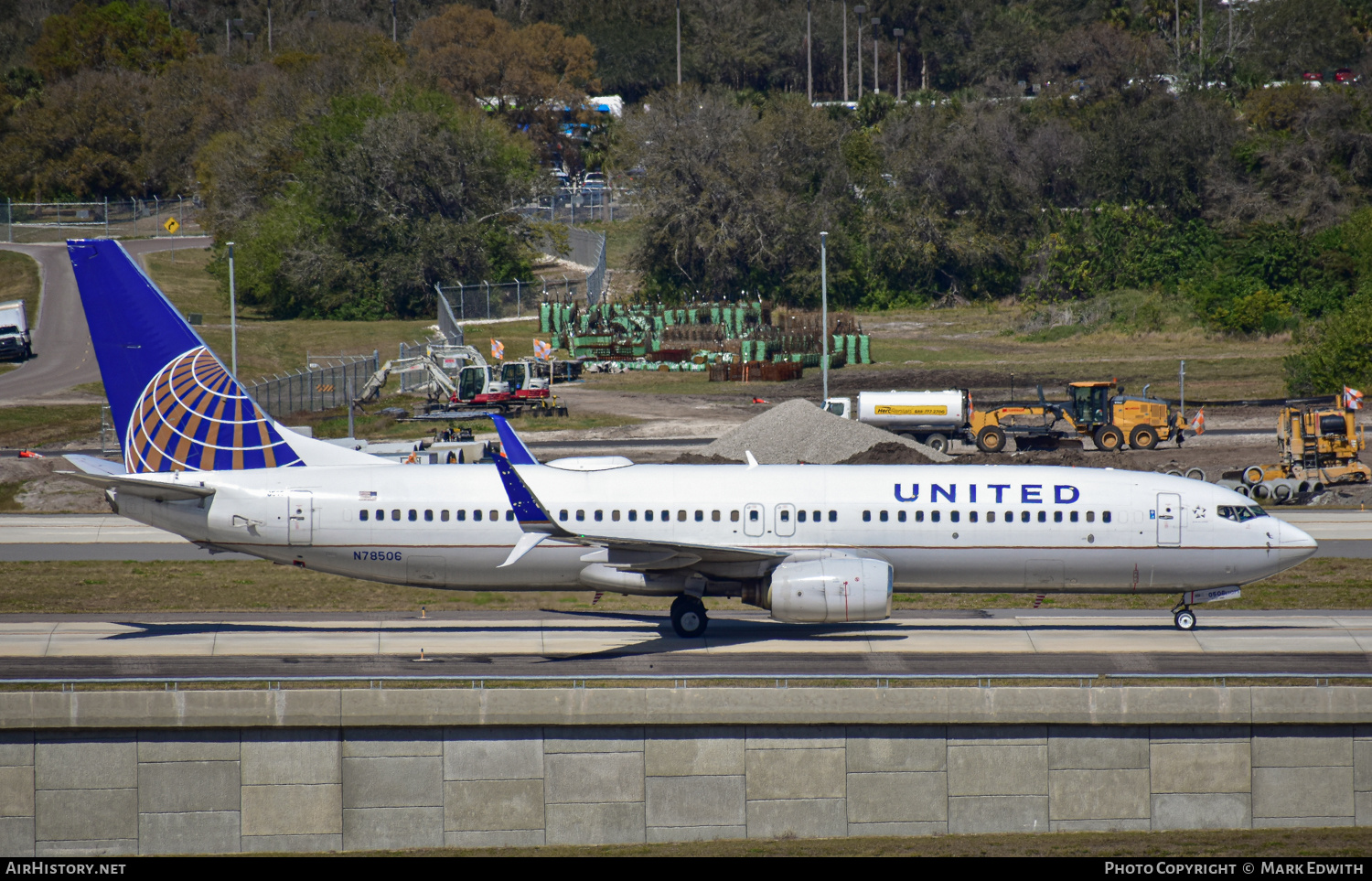 Aircraft Photo of N78506 | Boeing 737-824 | United Airlines | AirHistory.net #810875