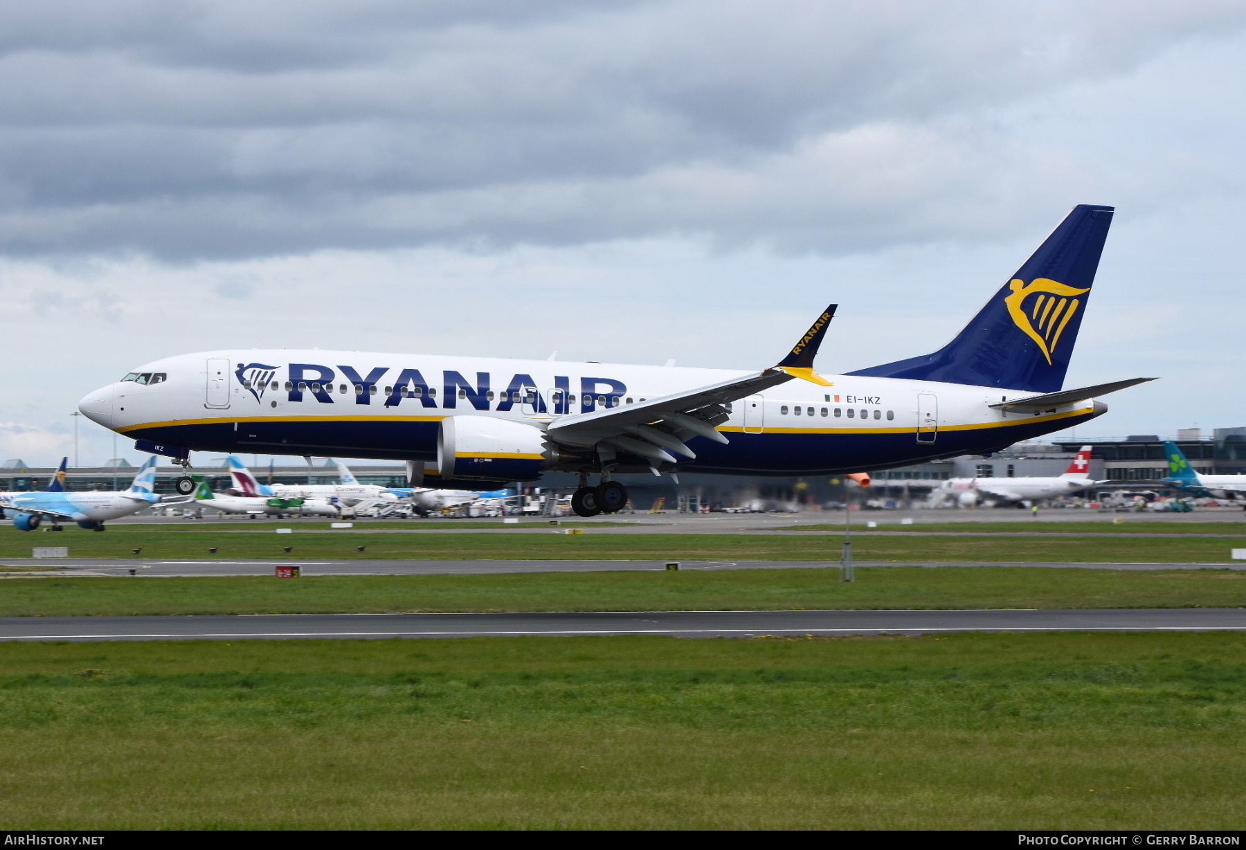 Aircraft Photo of EI-IKZ | Boeing 737-8200 Max 200 | Ryanair | AirHistory.net #810905
