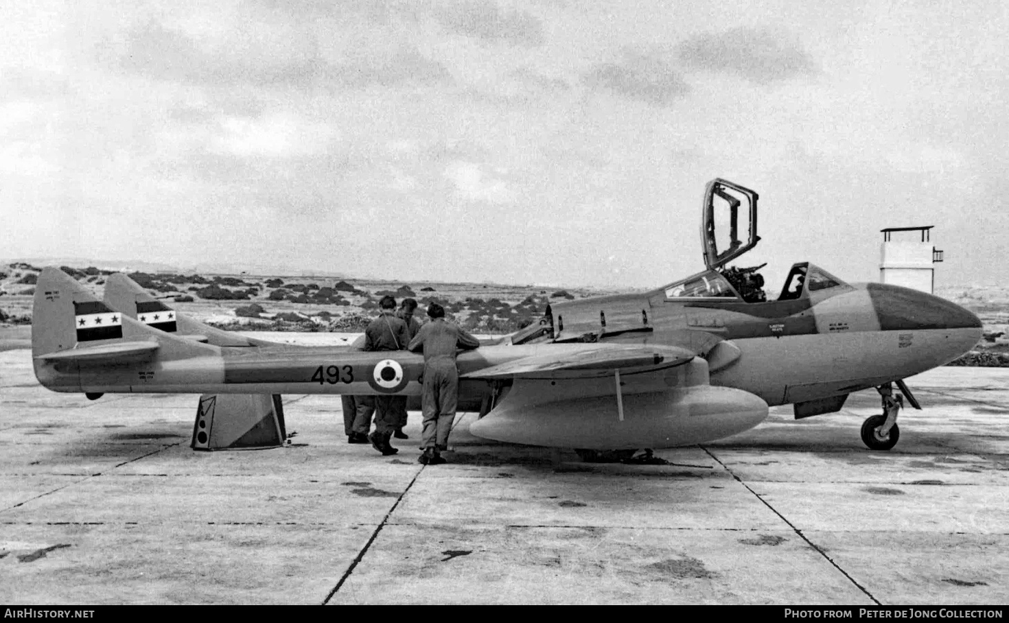 Aircraft Photo of 493 | De Havilland D.H. 115 Vampire T55 | Syria - Air Force | AirHistory.net #810910