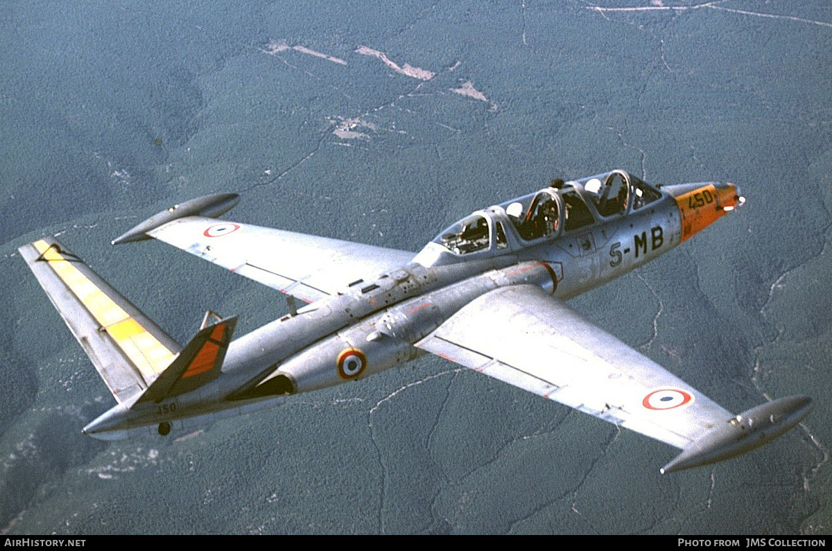 Aircraft Photo of 450 | Fouga CM-170R Magister | France - Air Force | AirHistory.net #810945
