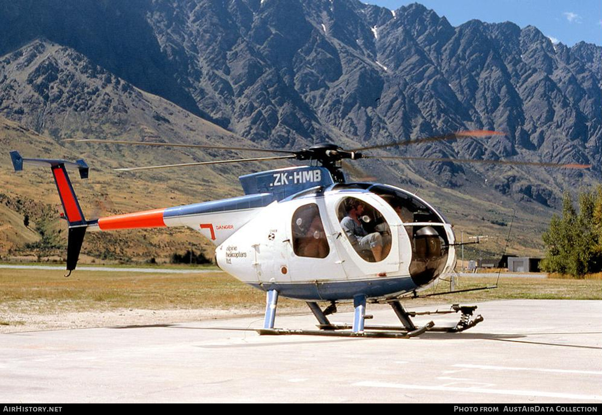 Aircraft Photo of ZK-HMB | Hughes 500D (369D) | Alpine Helicopters | AirHistory.net #810950