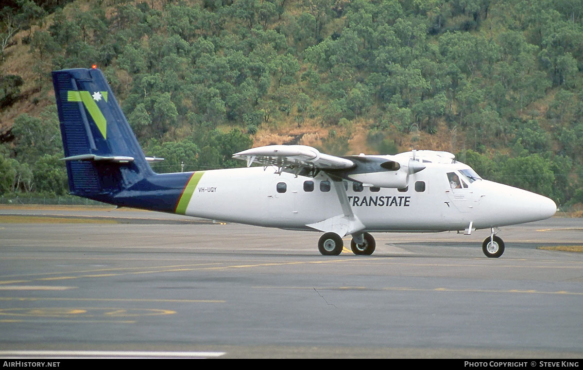 Aircraft Photo of VH-UQY | De Havilland Canada DHC-6-300 Twin Otter | Transtate Airlines | AirHistory.net #811002