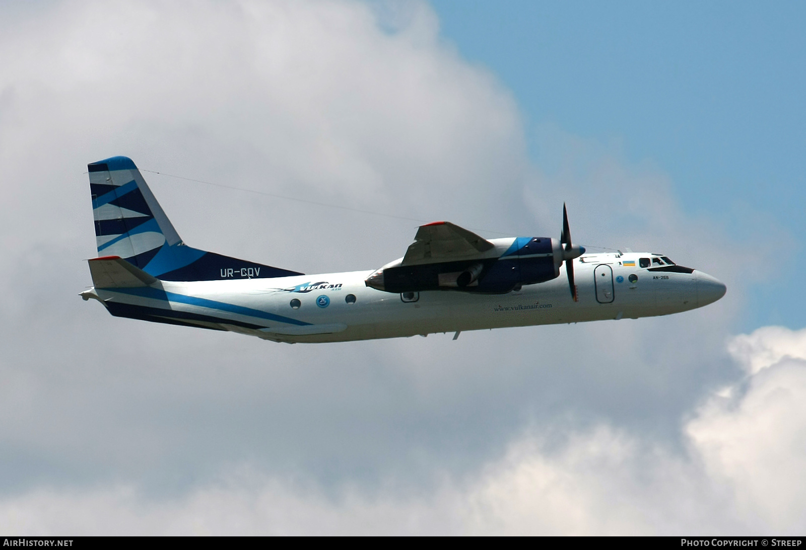 Aircraft Photo of UR-CQV | Antonov An-26B | Vulkan Air | AirHistory.net #811026