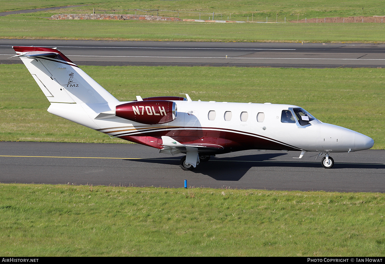 Aircraft Photo of N70LH | Cessna 525 CitationJet M2 | AirHistory.net #811039