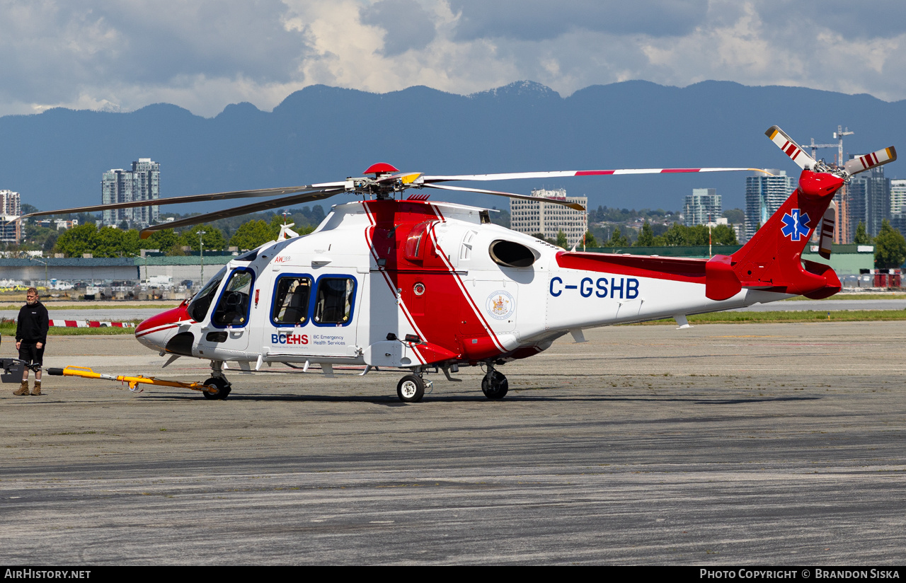 Aircraft Photo of C-GSHB | AgustaWestland AW-169 | BCEHS - BC Emergency Health Services | AirHistory.net #811055