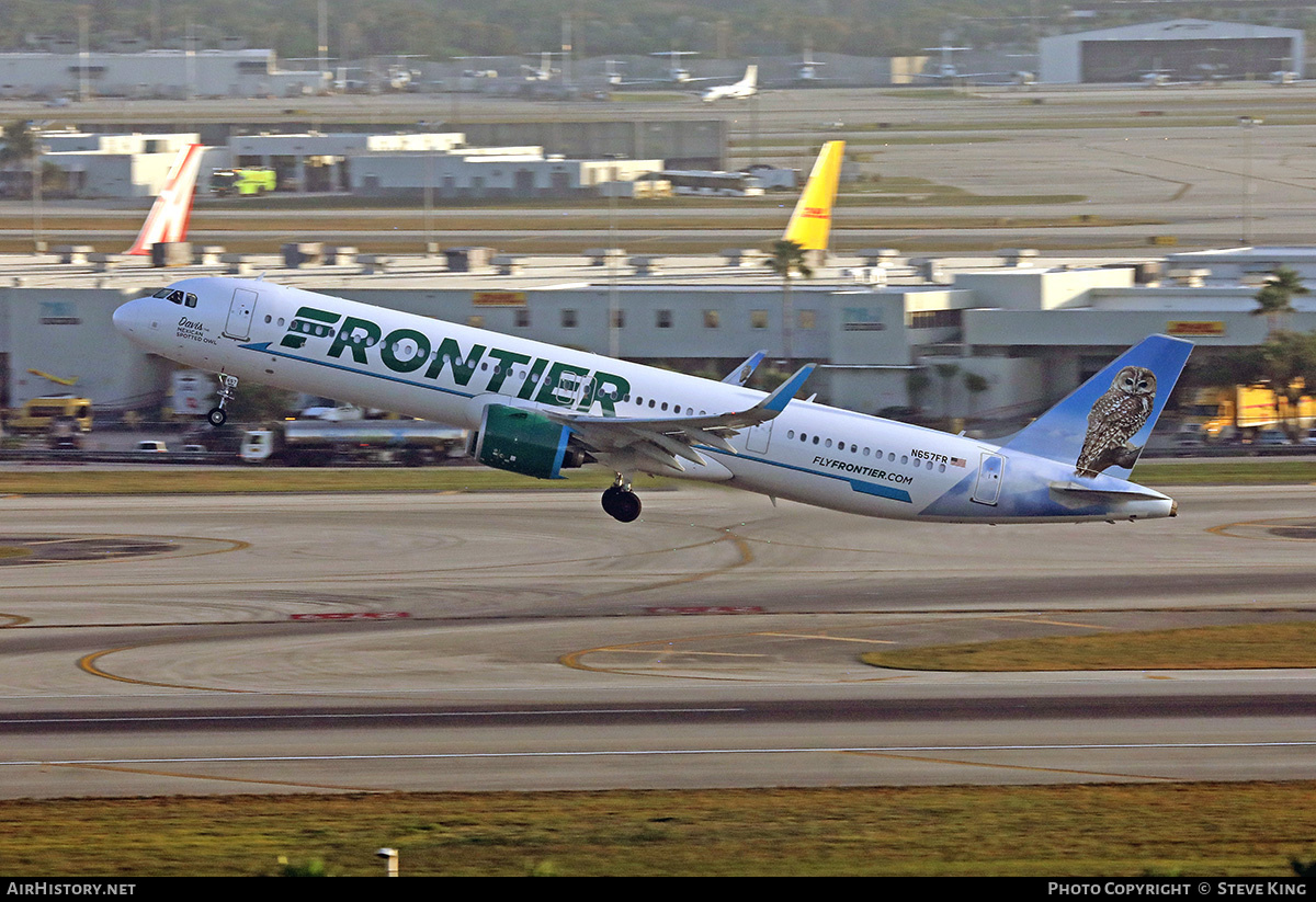 Aircraft Photo of N657FR | Airbus A321-271N | Frontier Airlines | AirHistory.net #811154