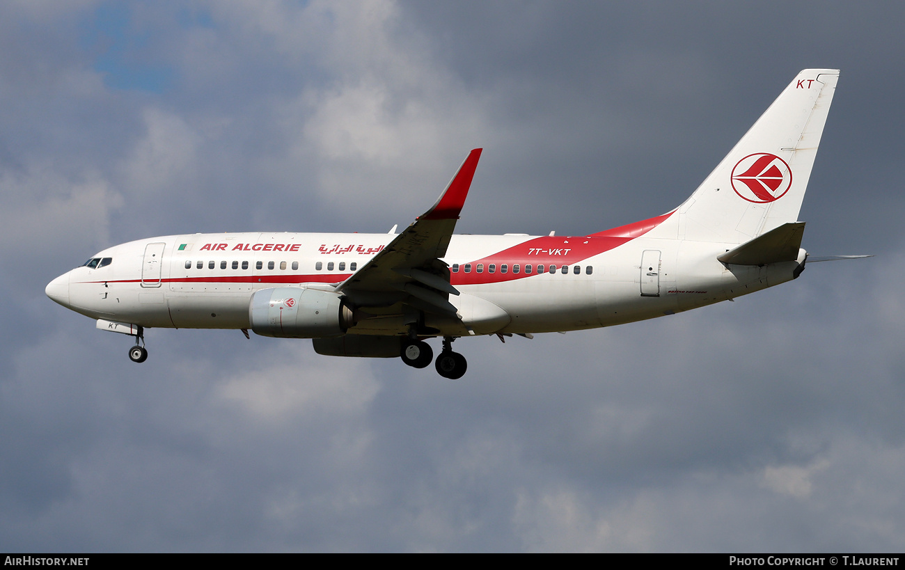 Aircraft Photo of 7T-VKT | Boeing 737-7D6C | Air Algérie | AirHistory.net #811219