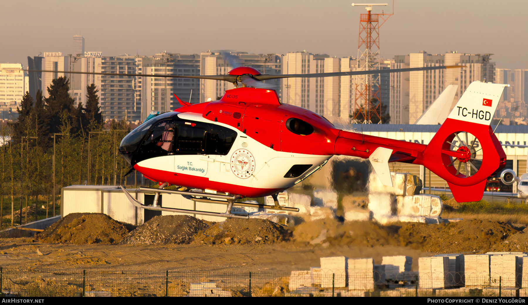 Aircraft Photo of TC-HGD | Eurocopter EC-135P-2+ | T.C. Sağlık Bakanlığı - Republic of Turkey Ministry of Health | AirHistory.net #811236