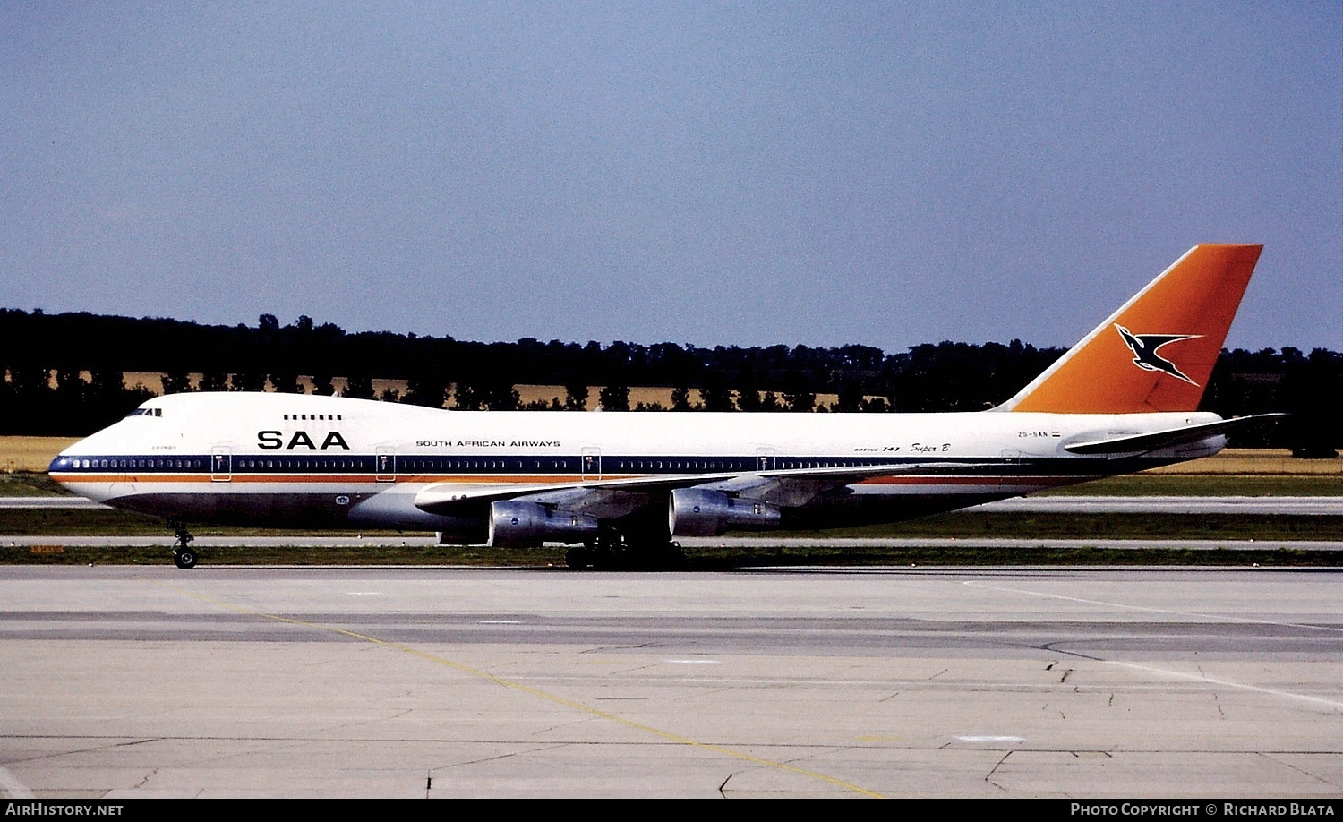 Aircraft Photo of ZS-SAN | Boeing 747-244B | South African Airways - Suid-Afrikaanse Lugdiens | AirHistory.net #811248